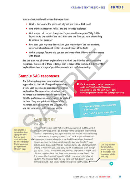 Insight English Year 12  (Clearance)