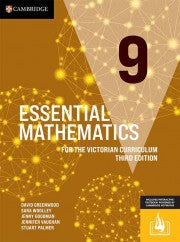 Essential Mathematics for the Victorian Curriculum 9 Third Edition (Interactive Textbook Powered By Cambridge HOTMaths)