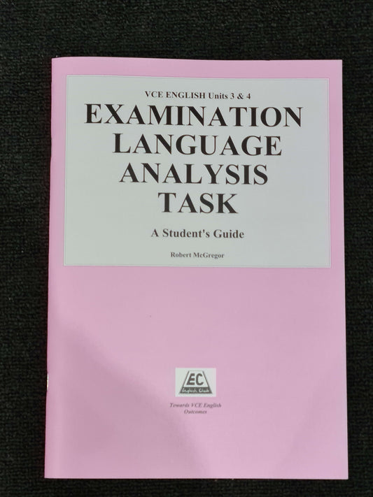 EXAMINATION LANGUAGE ANALYSIS TASK YEAR 12 (SSRC)