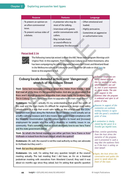 Explore and Analyse Argument