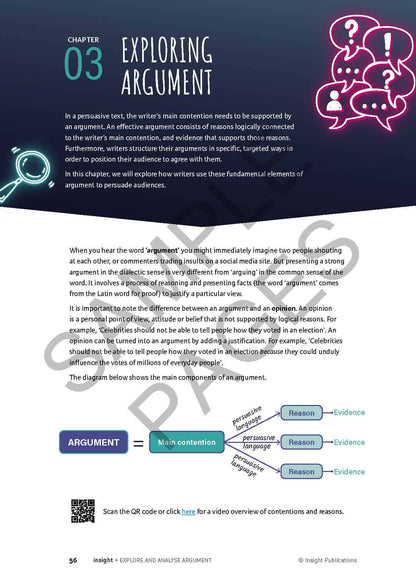 Explore and Analyse Argument