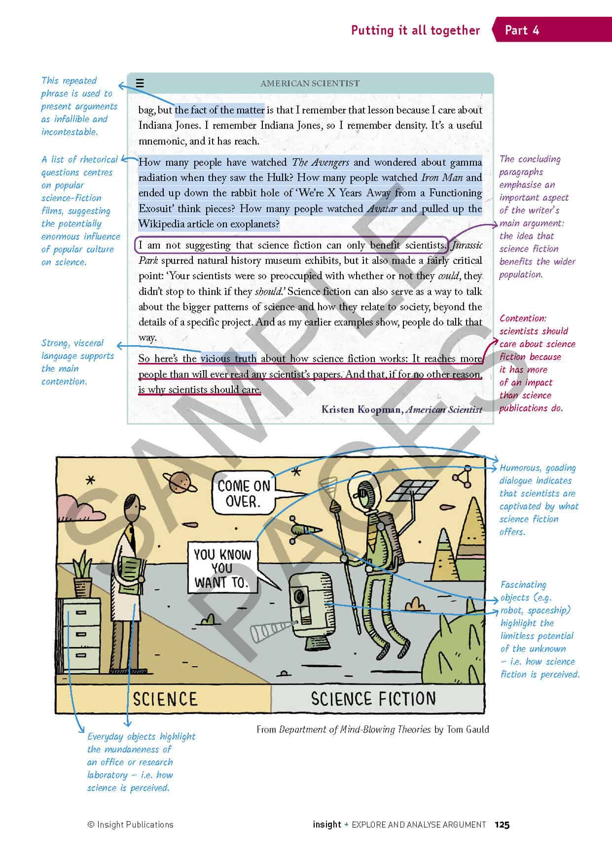 Explore and Analyse Argument