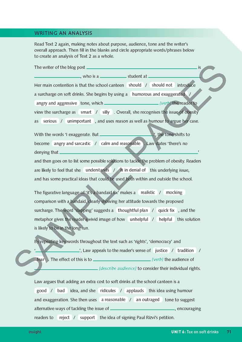 Insight For & Against (Y9-10) (Print & Digital)
