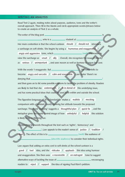 Insight For & Against (Y9-10) (Print & Digital)