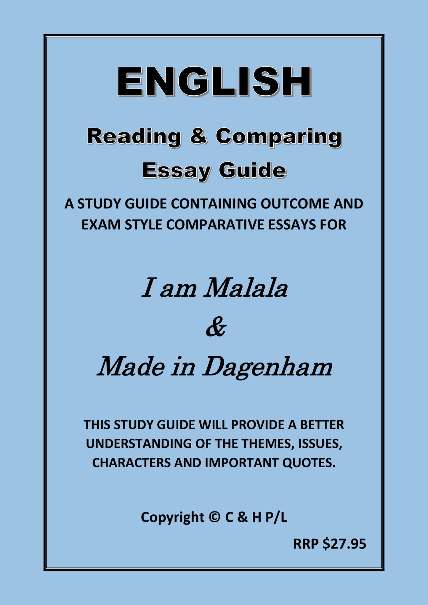 I AM MALALA AND MADE IN DAGENHAM (Comparisons-SSRC)