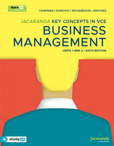 Jacaranda Key Concepts VCE Business Management Unit 1/2 6E LearnOn/Print + StudyOn