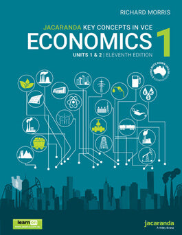 Jacaranda Key Concepts in VCE Economics Unit 1/2 11E LearnOn / Print