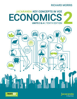 Jacaranda Key Concepts in VCE Economics Unit 3/4 10E LearnOn / Print