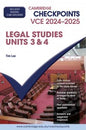 Cambridge Checkpoints Legal Studies Checkpoints Units 3&4 Digital only (2024-2025)