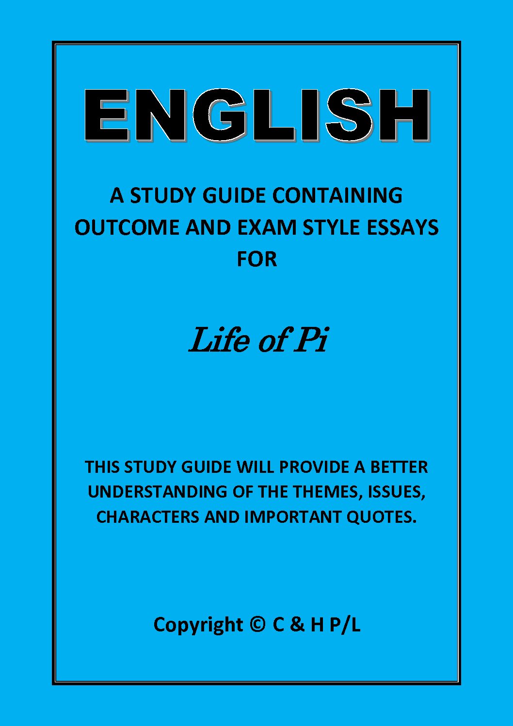 LIFE OF PI (SSRC)