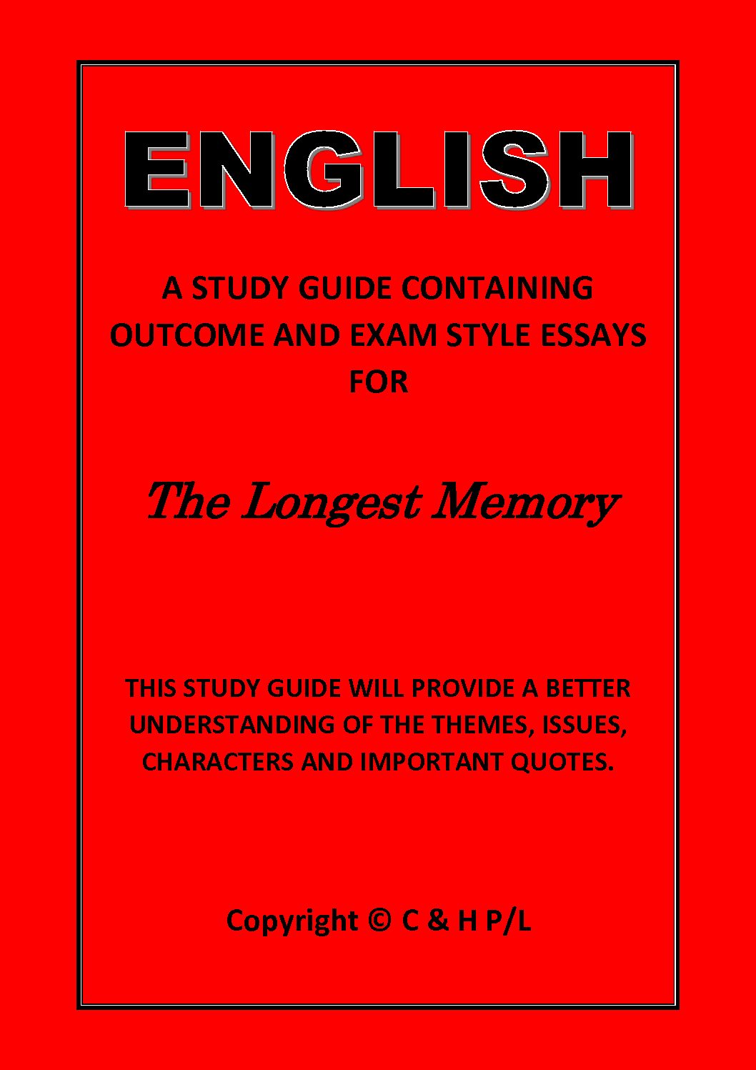 THE LONGEST MEMORY (SSRC)