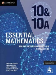 Essential Mathematics for the Victorian Curriculum 10 Third Edition (Interactive Textbook Powered by Cambridge HOTMaths)