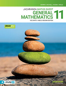 Math Quest 11 General Maths VCE Unit 1/2 2E Textbook + eBookPlus + StudyOn