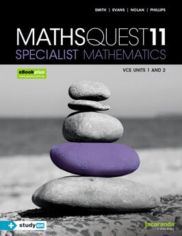 Math Quest 11 Specialist Maths VCE Unit 1/2 Textbook + eBookPlus + StudyOn