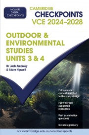 Cambridge Checkpoints VCE Outdoor and Environmental Studies Units 3&4 (print & digital)
