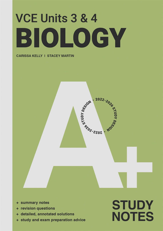 A+ VCE Biology Notes Unit 3&4