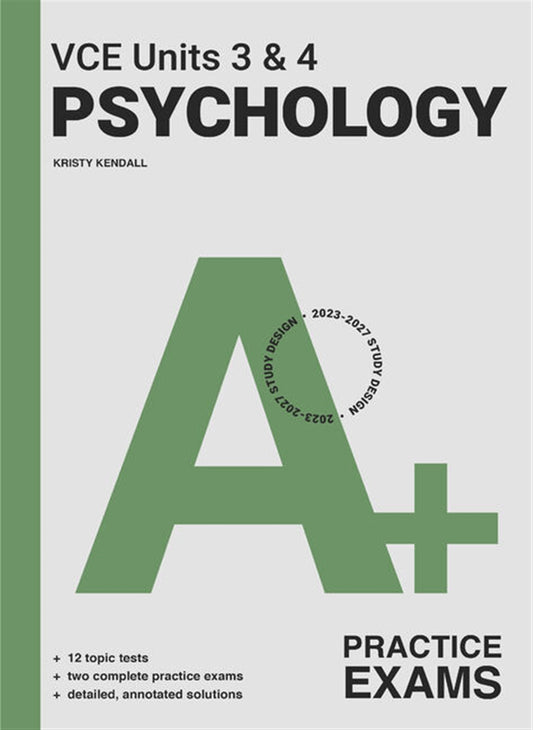 A+ VCE Psychology Exams Units 3&4