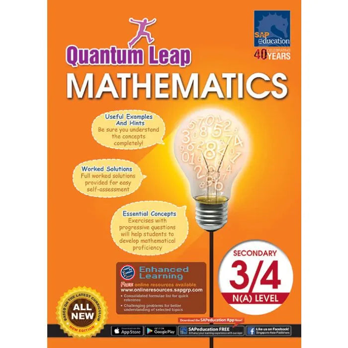 Leap Forward Math Class Austin Quantum Leap Mathematics - Secondary 3/4 (N(A)-Level) – Student Success ...