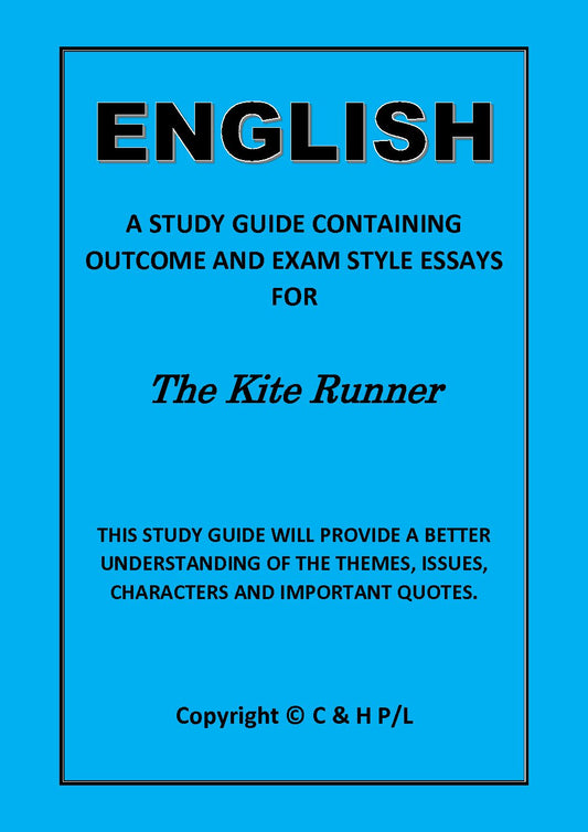 THE KITE RUNNER (SSRC)