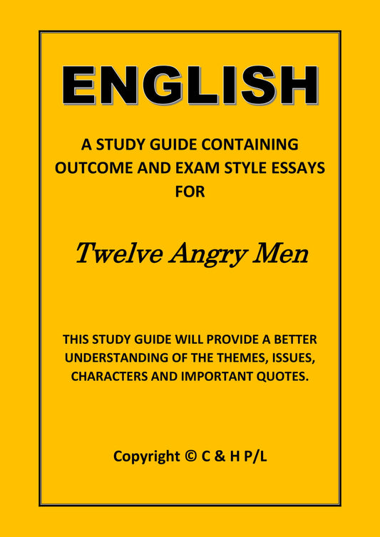 TWELVE ANGRY MEN (SSRC)