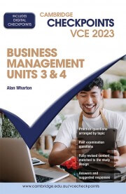 Cambridge Checkpoints VCE Business Management Units 3&4 2023 Digital Code