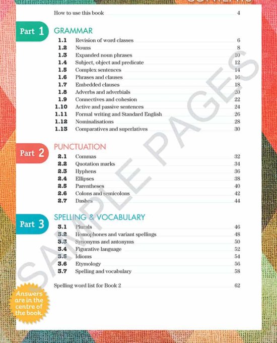 Practice & Achieve Students Book 2 – ( Grammar, Punctuation, Spelling, Vocabulary )