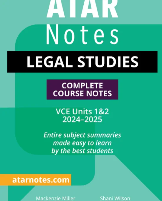 Legal Studies Units 1&2 Notes