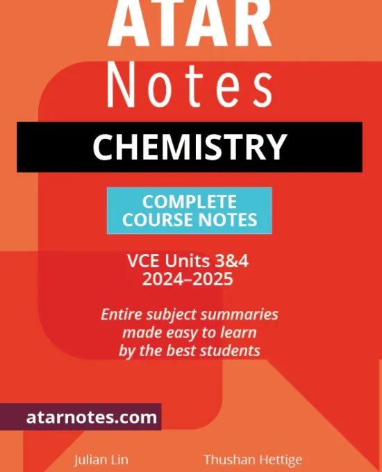 Chemistry Units 3&4 Notes