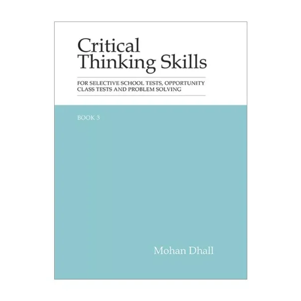 Critical Thinking Skills Book 3