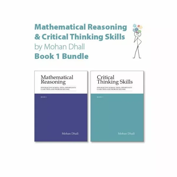 Mathematical Reasoning & Critical Thinking Skills Book 1 Bundle